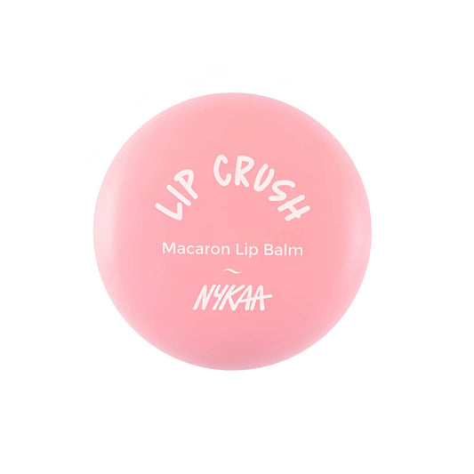 Nykaa Cosmetics Lip Crush Macaron Lip Balm - Lip Butter with Shea Butter and Sweet Almond Oil - Nourishing and Healthy Lips - 06 Strawberry - 0.28 oz Beauty and Personal Care NYKAA