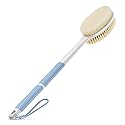 Backski Back Scrubber Anti Slip for Shower, Shower Brush Long Handle with Stiff and Soft Bristles, Body Exfoliator for Bath or Dry Brush(Blue) Beauty & Personal Care Backski