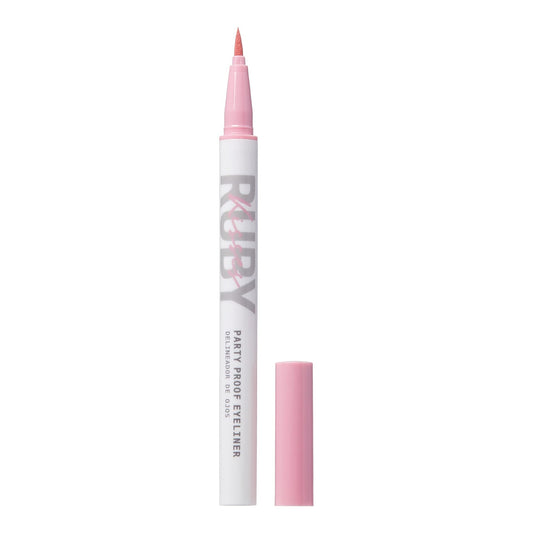 Ruby Kisses Party Proof Eyeliner, Pastel Colors Premium Felt-tip Waterproof Long-lasting Eyeliner (Pink Smoothie) Beauty & Personal Care Ruby Kisses
