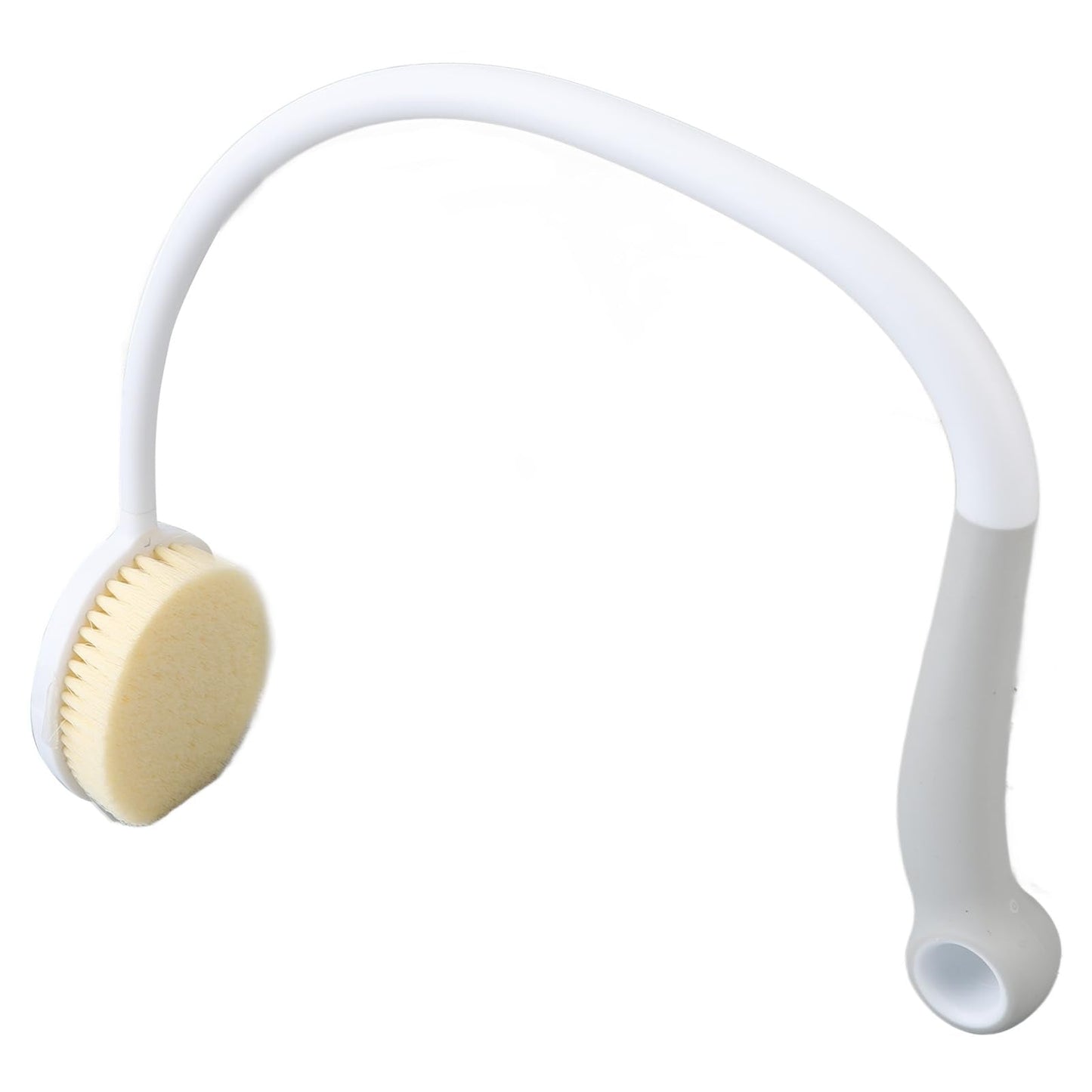 Flexible Back Scrubber with U-shaped Bendable Design, Long Handle Bath Brush for Elderly and Pregnant Women Adaptive Equipment for Shower Beauty and Personal Care Restokki