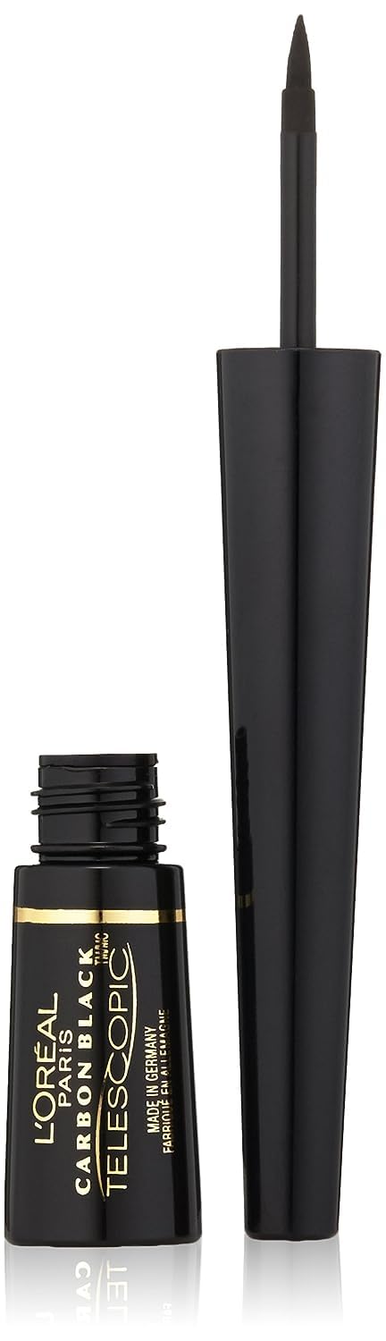 L'Oreal Paris Telescopic Precision Liquid Eyeliner, Carbon Black, 0.08 Oz Beauty & Personal Care L'Oreal Paris