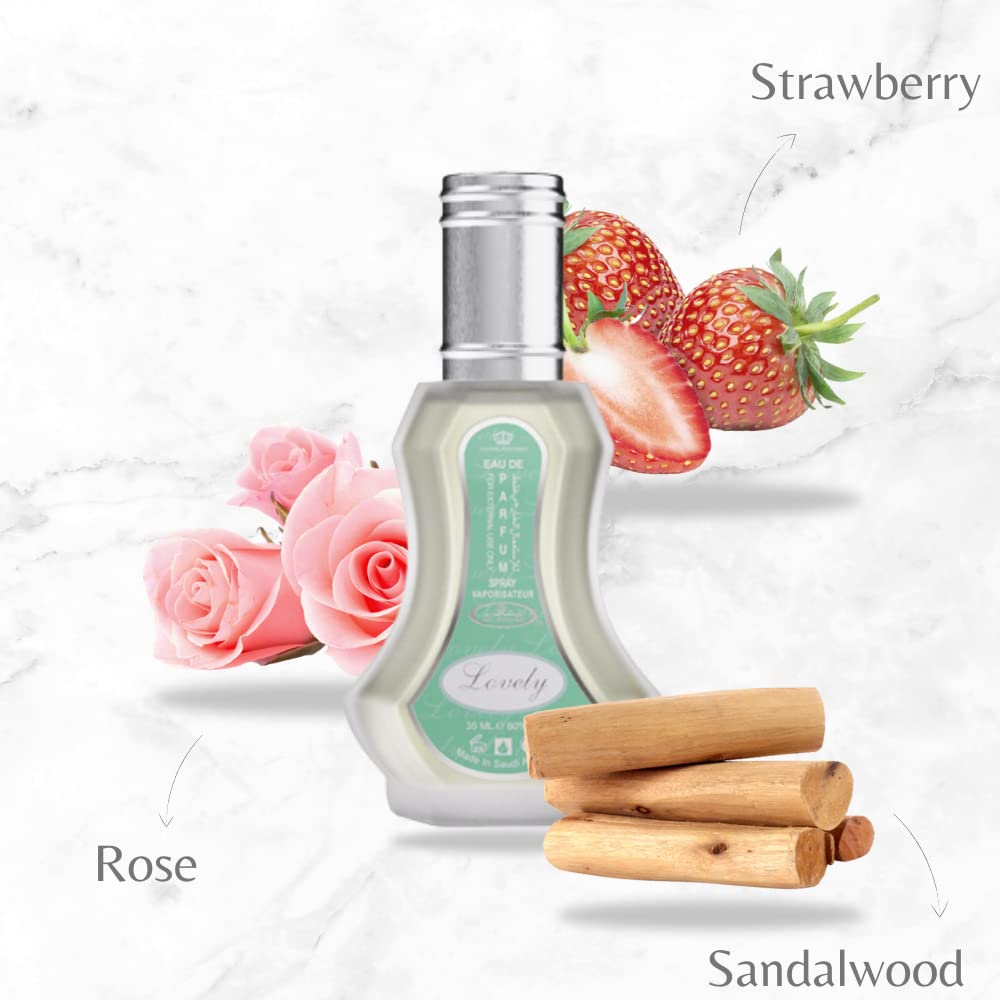 Al Rehab Lovely Eau de Parfum Spray for Unisex, 1.18 Ounce / 35ml Beauty & Personal Care Al-Rehab