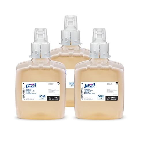 PURELL Healthcare HEALTHY SOAP 2% CHG Antimicrobial Foam, Fragrance Free, 1250 mL Foam Refill for PURELL CS4 Manual Soap Dispenser (Pack of 3) Beauty & Personal Care Purell