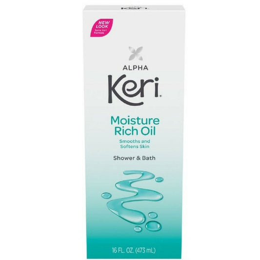 Alpha Keri Shower & Bath Moisture Rich Oil 16 oz (Pack Of 2) Beauty and Personal Care Keri