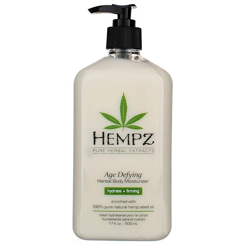 Hempz Body Moisturizer Age Defying 17 Ounce Pump (500ml) (Pack of 3) Beauty & Personal Care Hempz