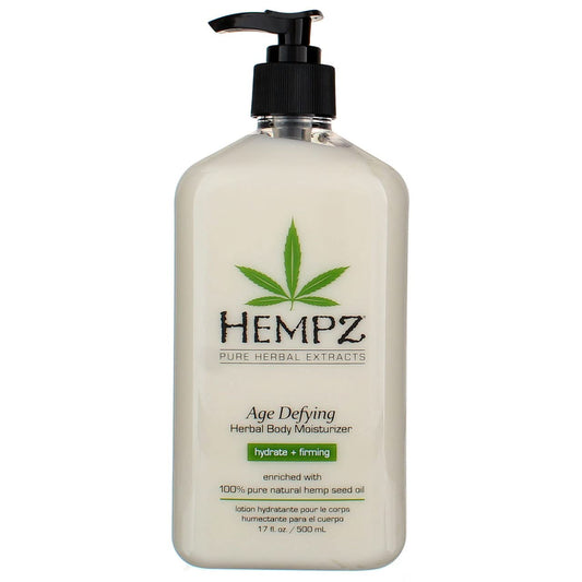 Hempz Body Moisturizer Age Defying 17 Ounce Pump (500ml) (Pack of 3) Beauty & Personal Care Hempz