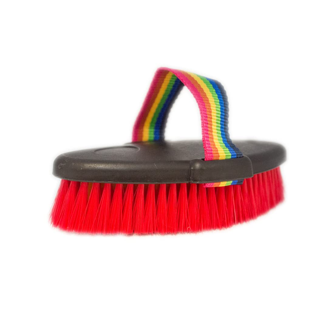 TUFFRIDER BATHING SPONGE BRUSH - RED Beauty and Personal Care TuffRider