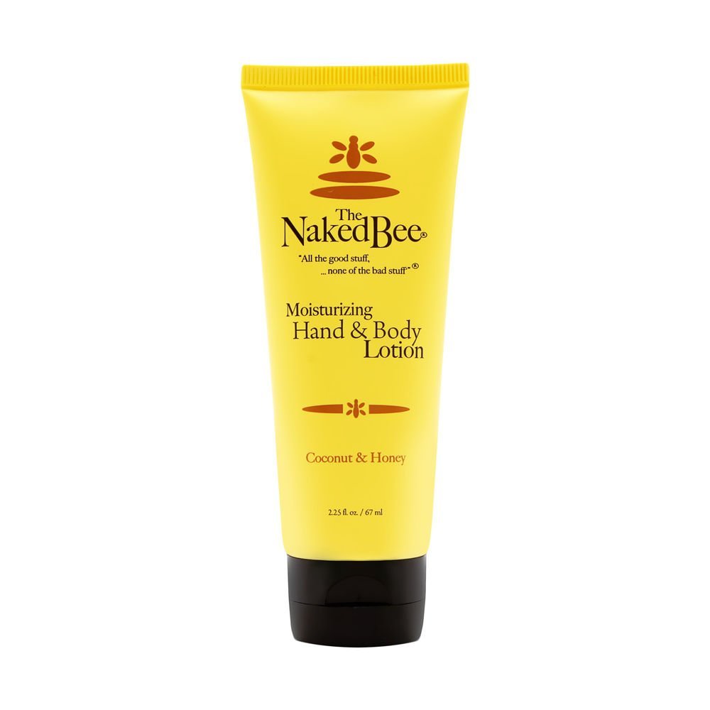 The Naked Bee Nourishing Body Lotion for All Skin Types (2.25 oz) Moisture Replenishing Lotion for Dry Skin with Coconut & Honey Beauty & Personal Care The Naked Bee