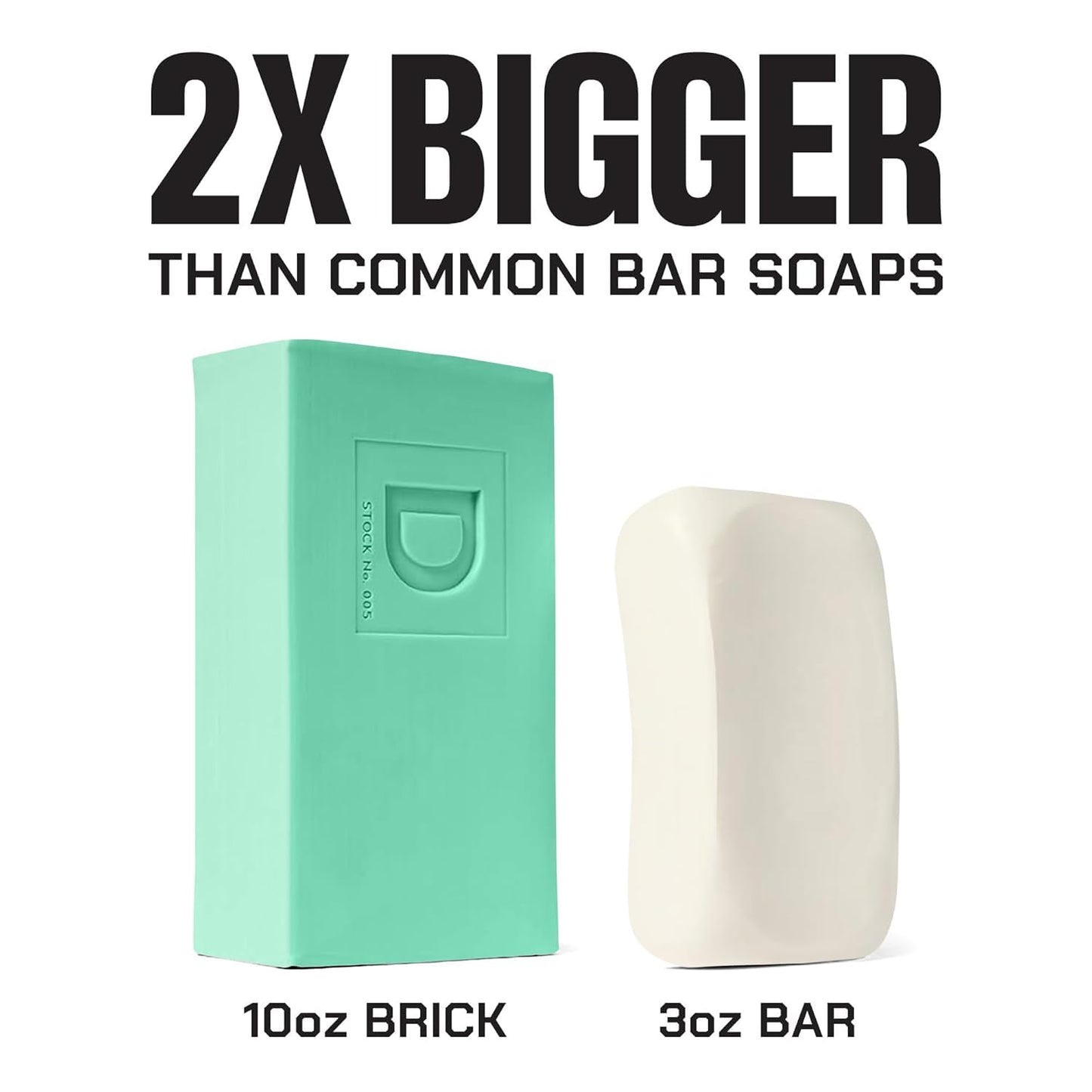 Duke Cannon Supply Co. Extra Large Bar Soap - Men's Natural Soap with Masculine Scents - Citrus + Cederwood - Made in the USA with domestic & globally Beauty & Personal Care Duke Cannon Supply Co.