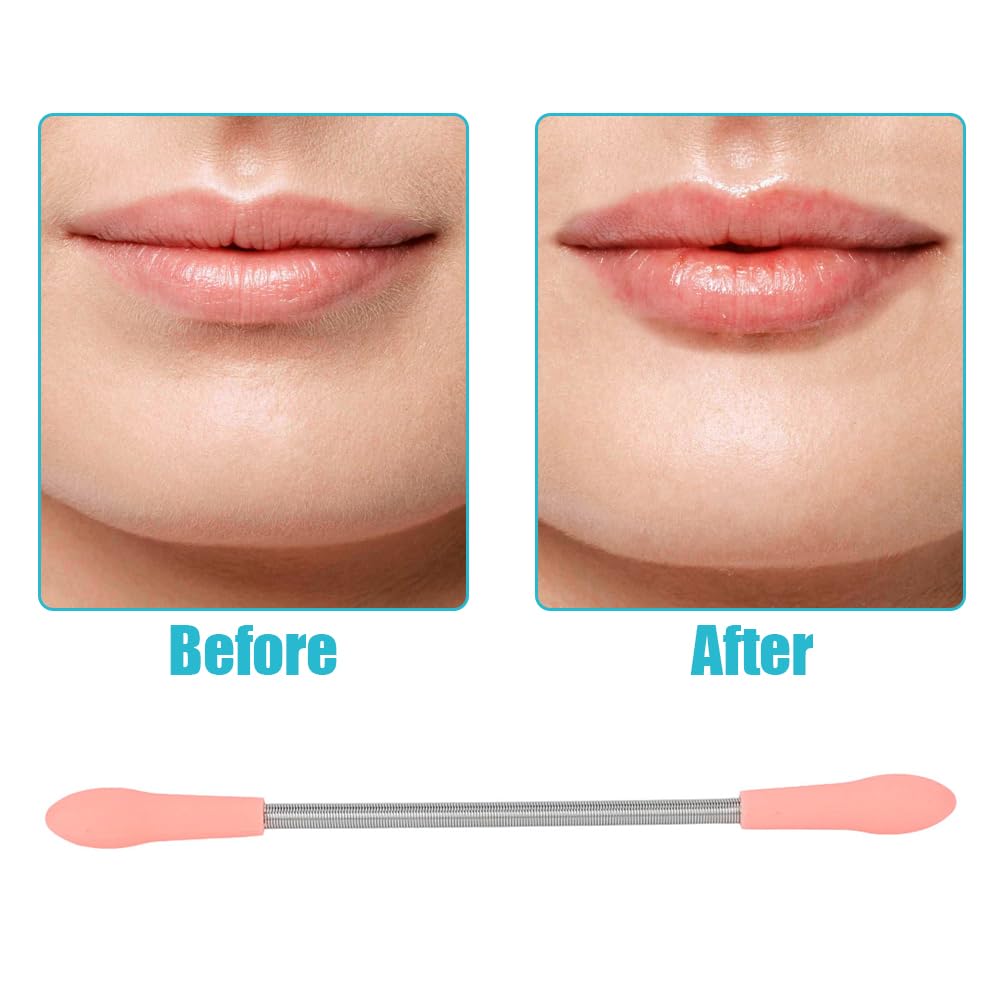 Tiiyee Facial Hair Remover, Spring Epilator Threading Tool Stainless Steel Beauty and Personal Care Tiiyee