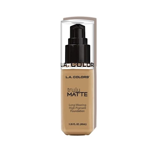 L.A. COLORS Truly Matte Foundation, Medium Beige CLM355 Beauty & Personal Care L.A. COLORS