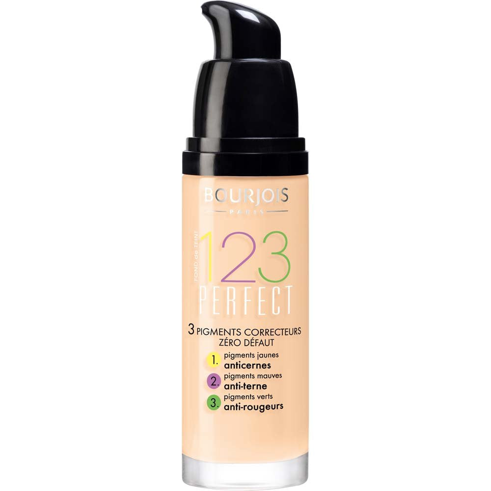Bourjois Fond de Teint 123 Perfect Foundation for Women, # 51 Vanille Clair, 1 Ounce Beauty & Personal Care Bourjois