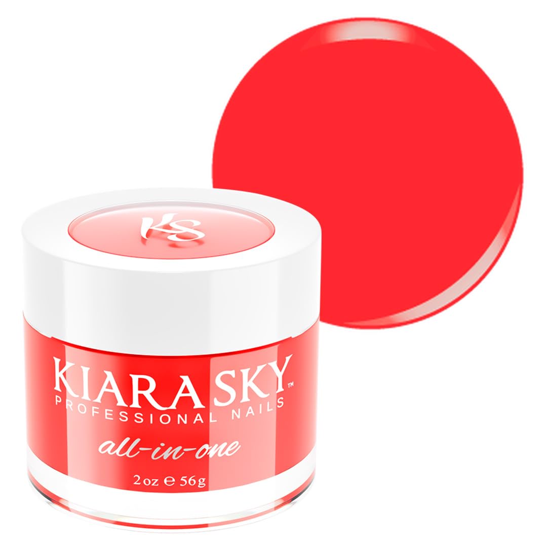 Kiara Sky All-In-One Acrylic Nail Powder | Multi-Use Dip & Acrylic Powder | Sculpting, Overlay & Dipping 2 oz, Smooch