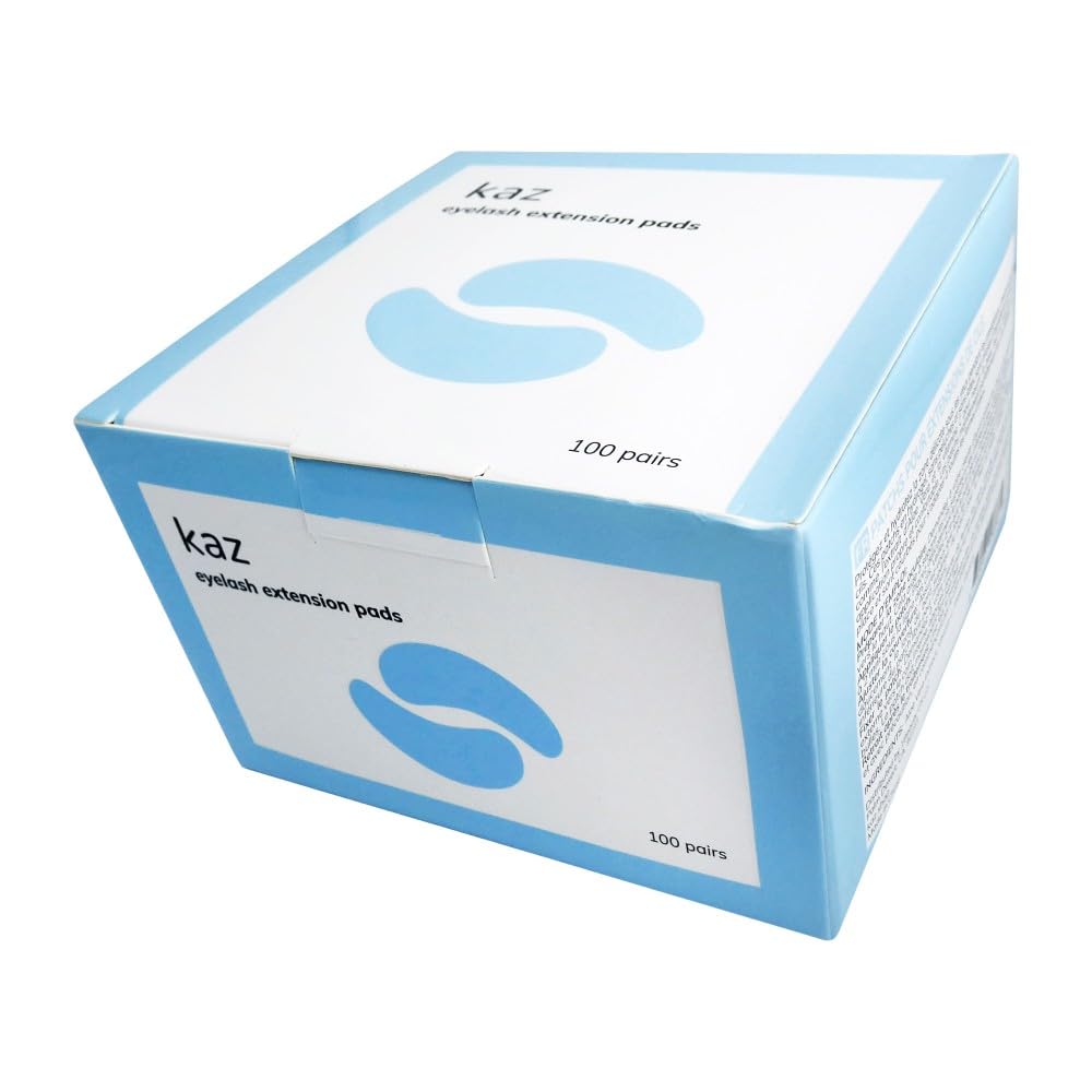 Waxness Kaz Eyelash Extension Protection Pads Hydrogel Under Eye Pads for Lash Extensions & Tinting, 100 Pairs - Professional Skin Care Beauty and Personal Care Waxness