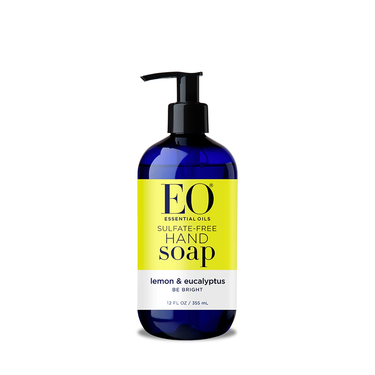 EO Botanical Liquid Hand Soap, Lemon and Eucalyptus, 12 Ounce (Pack of 3) Beauty & Personal Care EO