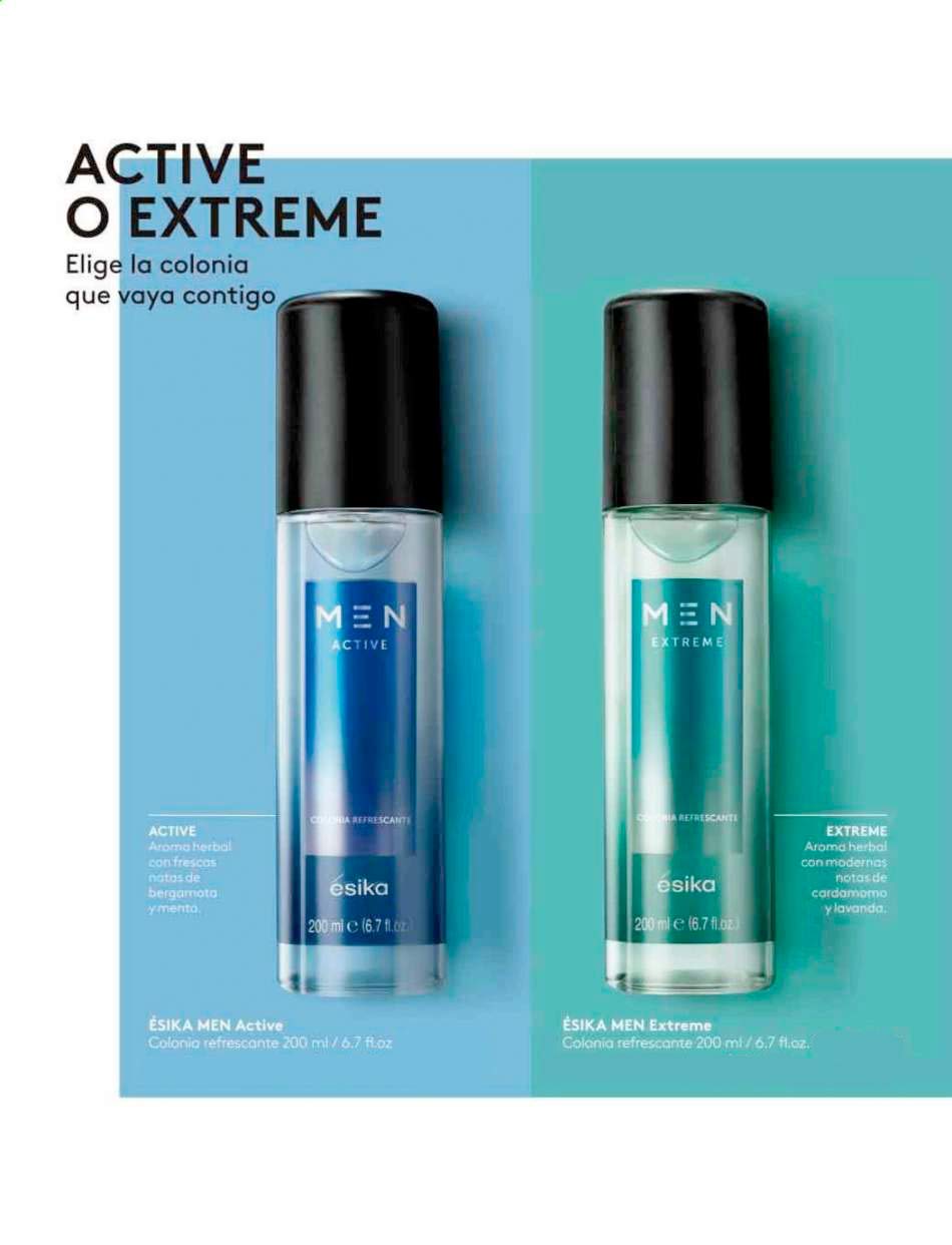 Esika Men Active Refreshing Cologne, Herbal Aroma with Fresh Notes of Bergamot and Mint, 6.7 fl oz / 200ml Beauty & Personal Care Esika L'Bel