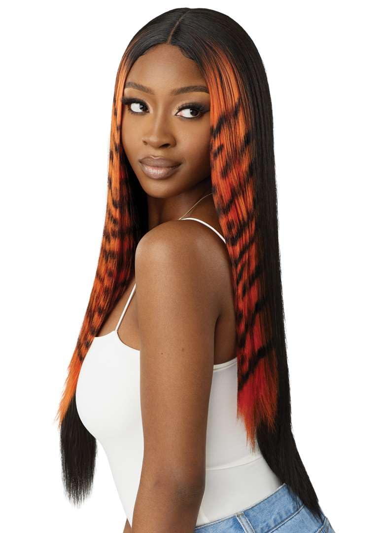 Outre Lace Front Wig - Color Bomb - Tygra (JET BLACK 1)