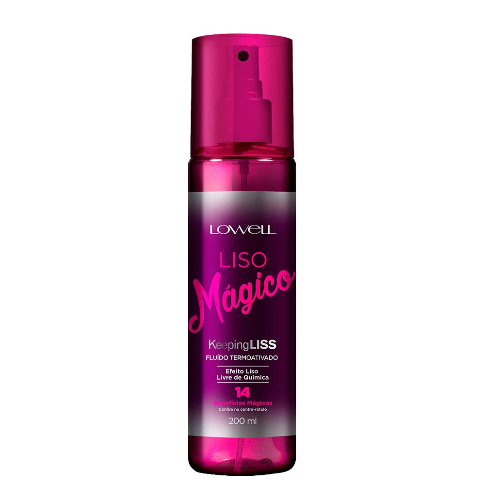 Lowell Liso Mágico Kit Shampoo + Conditioner + Fluid Thermo Activated Beauty & Personal Care Lowell