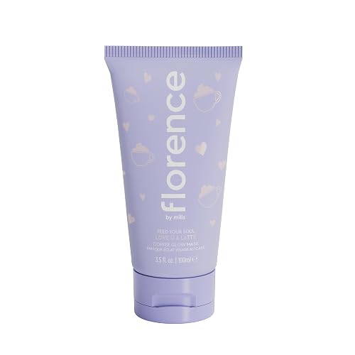 florence by mills Feed Your Soul Love U A Latte Coffee Glow Face Mask, 3.4 fl oz/ 100mL Beauty & Personal Care florence by mills