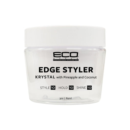 Eco Style Krystal Styling Pomade with Pineapple & Coconut - Lightweight Hold, Shine & Frizz Control, 3 oz Beauty & Personal Care Eco Style
