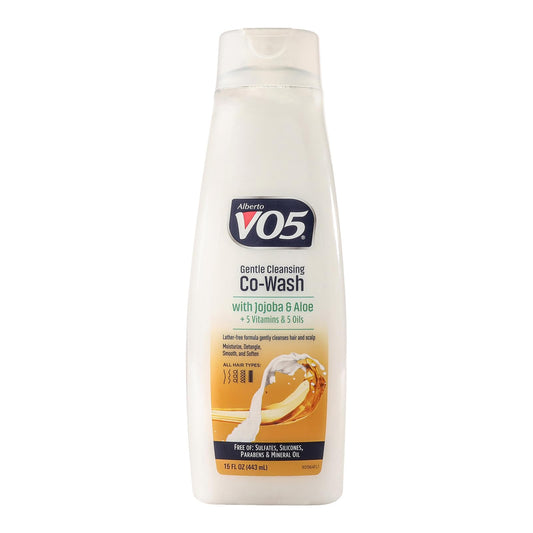 Alberto VO5 Gentle Cleansing Co-Wash with Jojoba and Aloe - Cleansing Conditioner - Cowash for Scalp and Hair - Moisturizes and Smooths Hair - 15 oz Beauty & Personal Care VO5