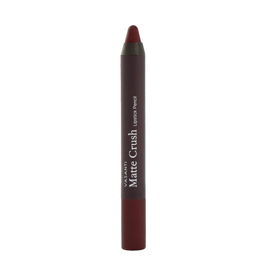 VASANTI Matte Crush Lipstick Pencil (Va Va Voom!) | Long-Lasting, Water-Resistant Lip Liner Pencil that Won’t Smudge | Highly Pigmented, Soft Matte Beauty & Personal Care VASANTI