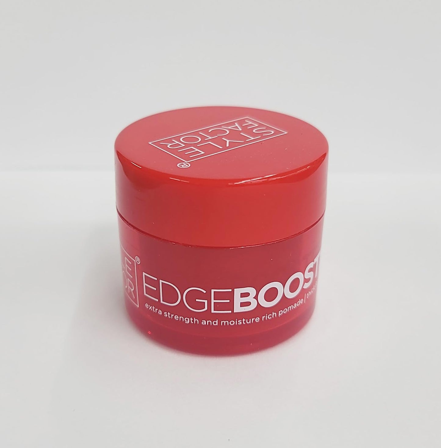 Style Factor Edge Booster Extra Strength and Moisture Rich Pomade 0.85oz Mini Travel Size (0.85oz, Pack of 1, Ruby) Beauty & Personal Care Style Factor