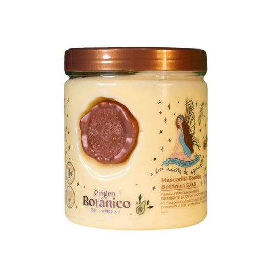 S.O.S. Botanical Bomb Mask 400 ml, Deeply repairs, reduces hair loss and accelerates growth. | Mascarilla Bomba Botanica S.O.S. 400 ml, Repara Beauty & Personal Care Origen Botánico