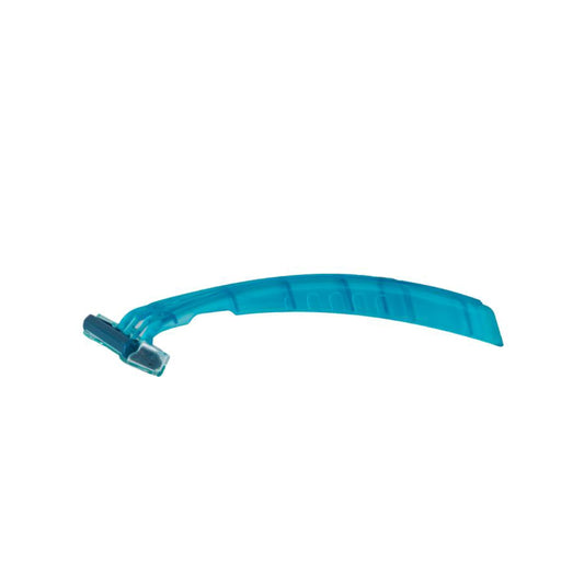 Dukal Dawn Mist Triple Play Facial Razor, Teal Handle with Clear Plastic Guard, Pack of 500 Beauty and Personal Care Dukal