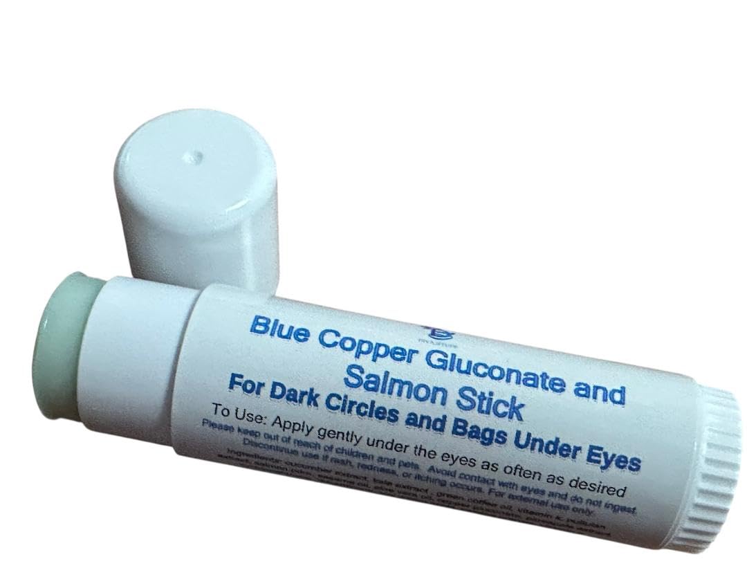 Diva Stuff Blue Copper Gluconate and Salmon Pdrn Stick For Dark Circles and Bags Under The Eyes Beauty & Personal Care Diva Stuff