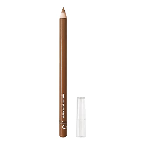 e.l.f. Cream Glide Lip Liner, Highly-Pigmented Pencil For Shaping & Sculpting Lips, Semi-Matte Finish, Vegan , Spill The Tea Beauty & Personal Care e.l.f.