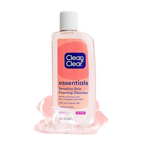 Clean & Clear ESSENTIALS Foaming Facial Cleanser, 8 Ounce (Pack of 2) Beauty & Personal Care Clean & Clear