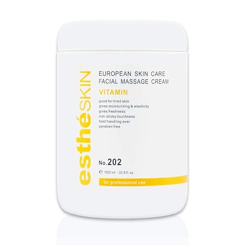 estheSKIN Vitamin Facial Massage Cream for European Skin Care, 33.8 fl.oz. / 1000 ml Beauty & Personal Care estheSKIN