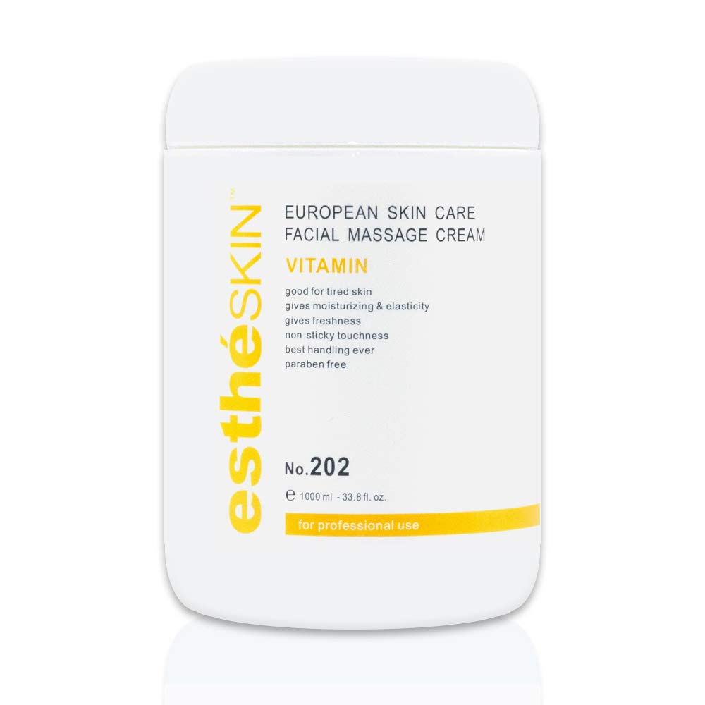 estheSKIN Vitamin Facial Massage Cream for European Skin Care, 33.8 fl.oz. / 1000 ml Beauty & Personal Care estheSKIN
