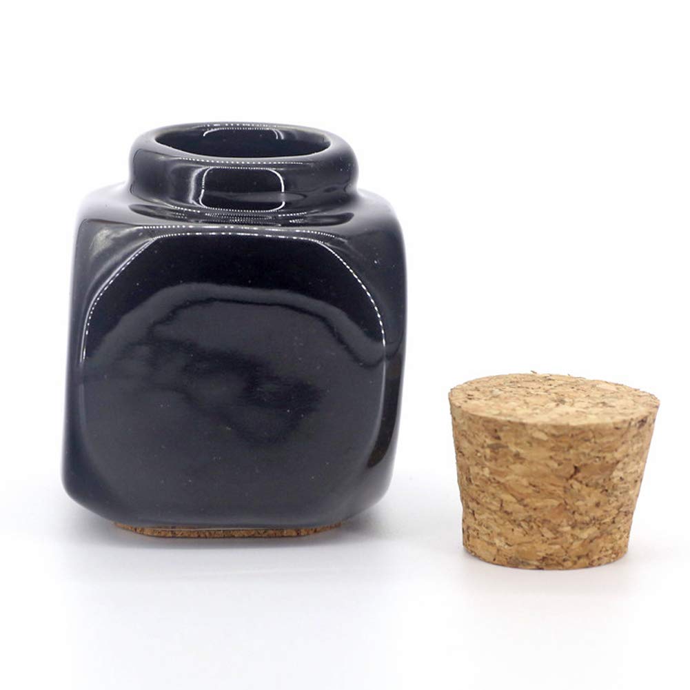 1 Piece Porcelain Material Dappen Dish with Soft Wooden Cap Nail Art Acrylic Powder Nail Art Tools Porcelain Cup Porcelain Dappen Cup Nail Art Acrylic Beauty & Personal Care lasenersm