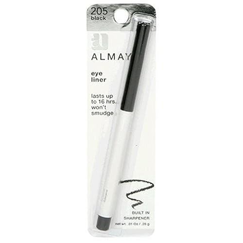 Almay Eyeliner Pencil, Black [205], 0.01 oz (Pack of 2) Beauty & Personal Care Almay