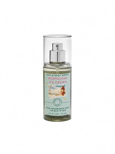 Bath & Body Works Neapolitan Ice Cream Fragrance Mist Travel Size 2.5 oz Beauty & Personal Care Bath & Body Works