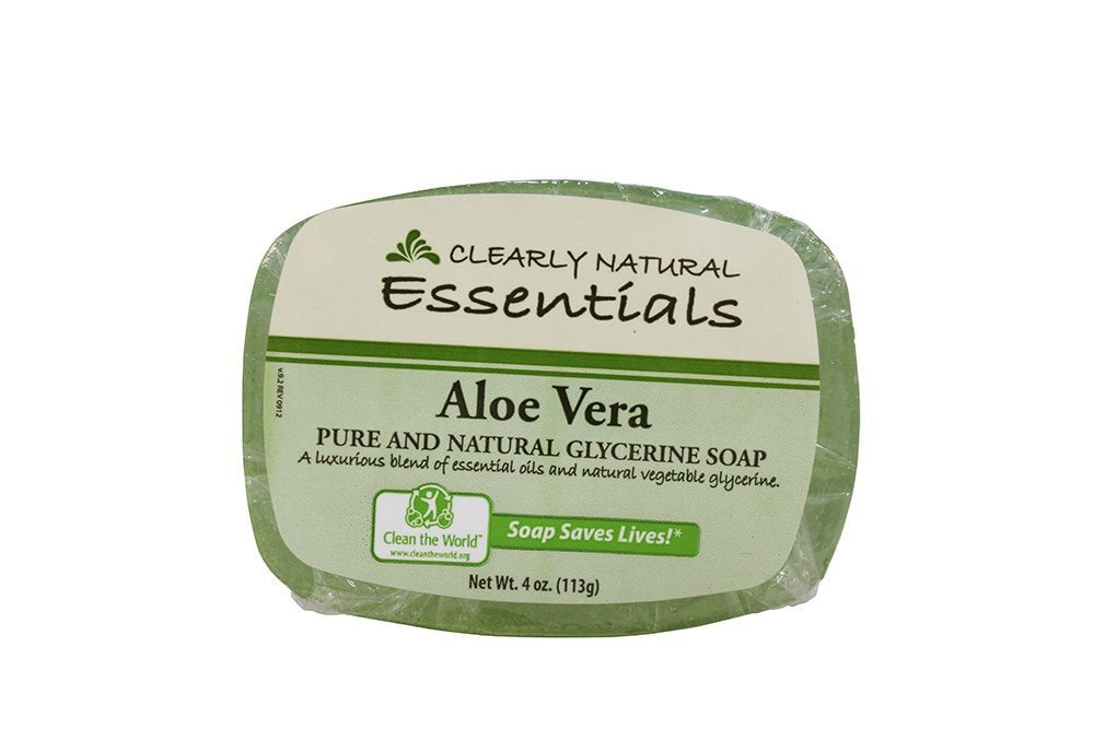 Clearly Natural Clearly Nat Soap Aloe Vera 4 Oz, 6 pack Beauty & Personal Care Clearly Natural