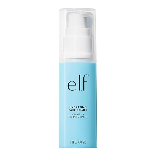 e.l.f. Hydrating Face Primer, Moisturizing Makeup Base, Smooths Pores & Fine Lines, Long-Lasting Wear, Preps Skin for Foundation Application, Large Beauty & Personal Care e.l.f.