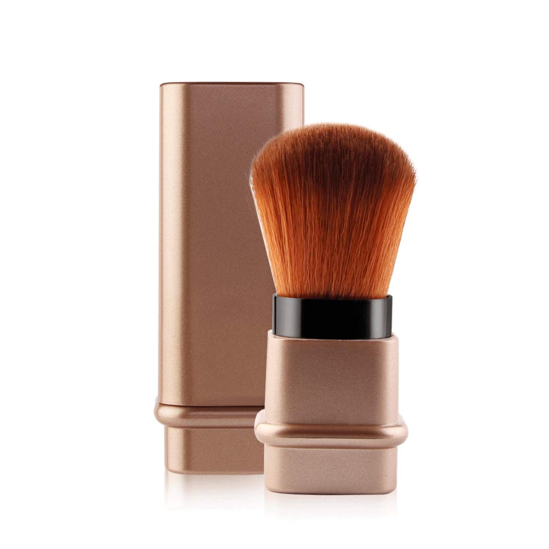RN BEAUTY Retractable Kabuki Makeup Brushes Foundation Brush Powder Brush Blush Brush Bronzer Brush Face Blender Brush Professional Mineral Blending Beauty & Personal Care RN BEAUTY