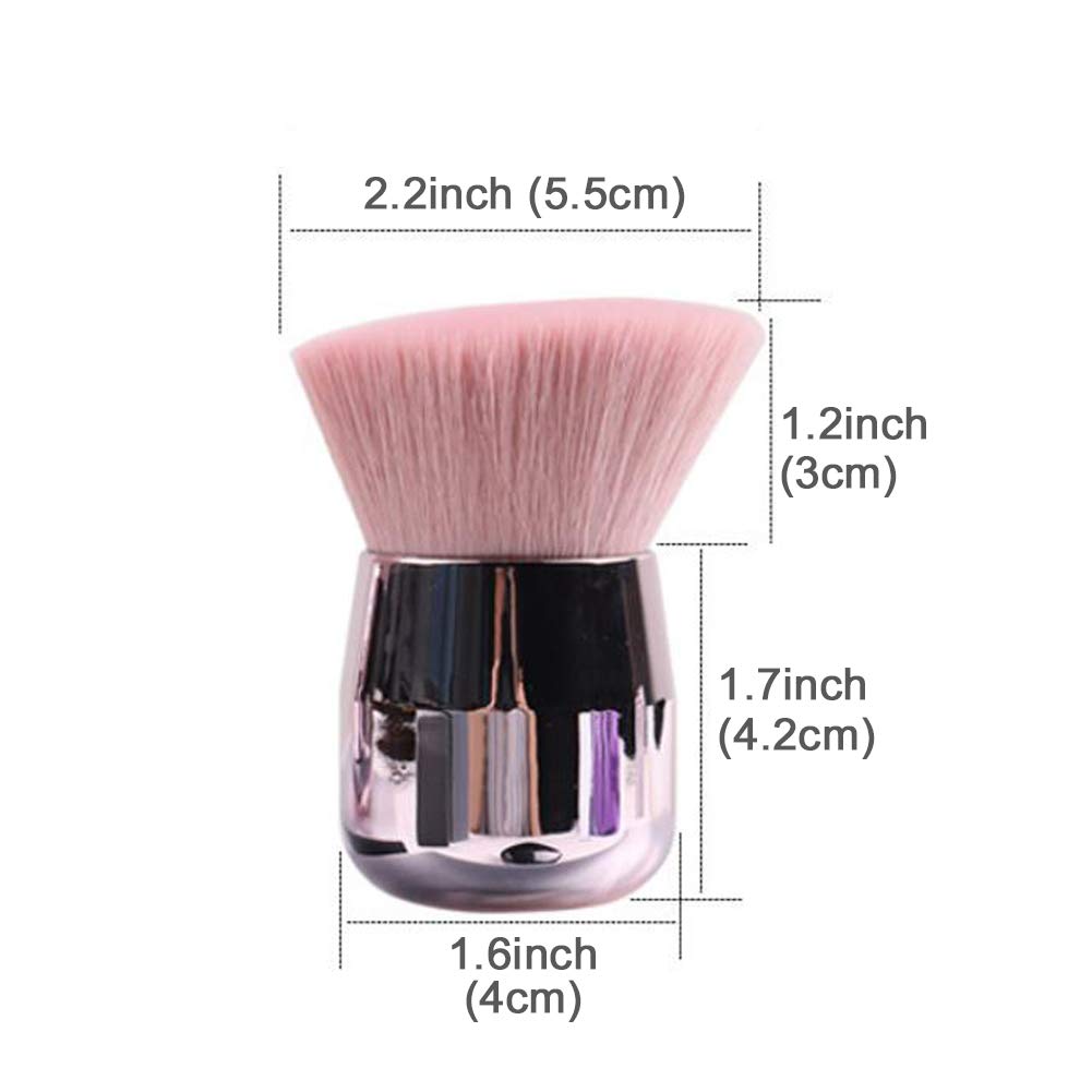 JOSALINAS Kabuki Foundation Makeup Brushes Flat Top for Face Blusher Liquid Powder Blend and Contour Tool and Mineral BB Cream, Flat Beauty & Personal Care JOSALINAS