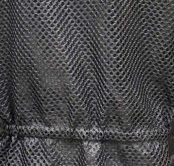 CHARLENE Ivy Short Sleeves Jacket, Mesh Back Hair Water Repellent - Taffeta, Lace, and Mesh Details - Zipper Closure - Machine Washable - Stylish Beauty & Personal Care CHARLENE