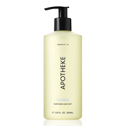 APOTHEKE Liquid Hand Soap, Canvas - 10 Fl Oz Hydrating Handsoap with Premium Fragrance Oils Gently Cleanses, Moisturizes & Rejuvenates Skin - Scented Beauty & Personal Care APOTHEKE