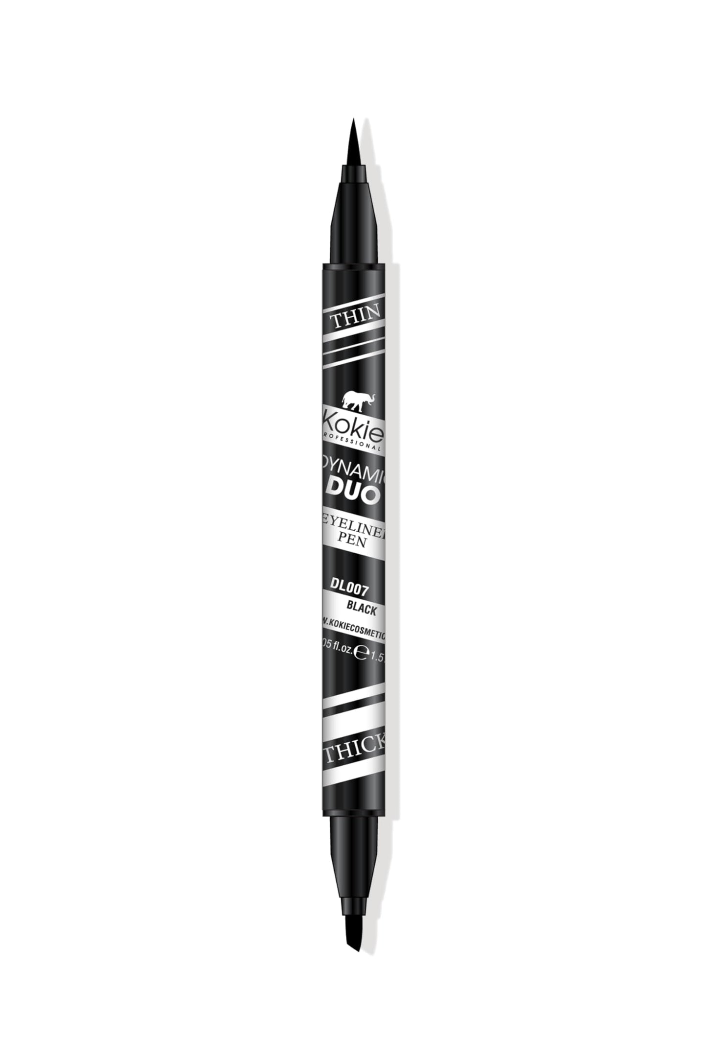 Kokie Cosmetics Dynamic Duo Eyeliner Pen, Black, 0.05 Fluid Ounce Beauty & Personal Care Kokie