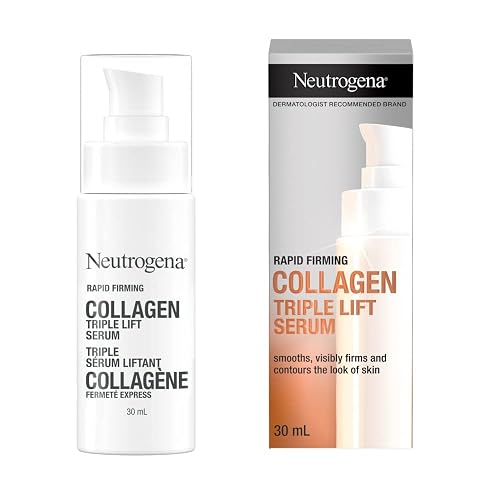 Neutrogena Rapid Firming Collagen Triple Lift Face Serum, Hydrating Serum with Collagen & AHP Amino Acid to visibly Firm & Smooth Skin, Lightweight Beauty & Personal Care Neutrogena