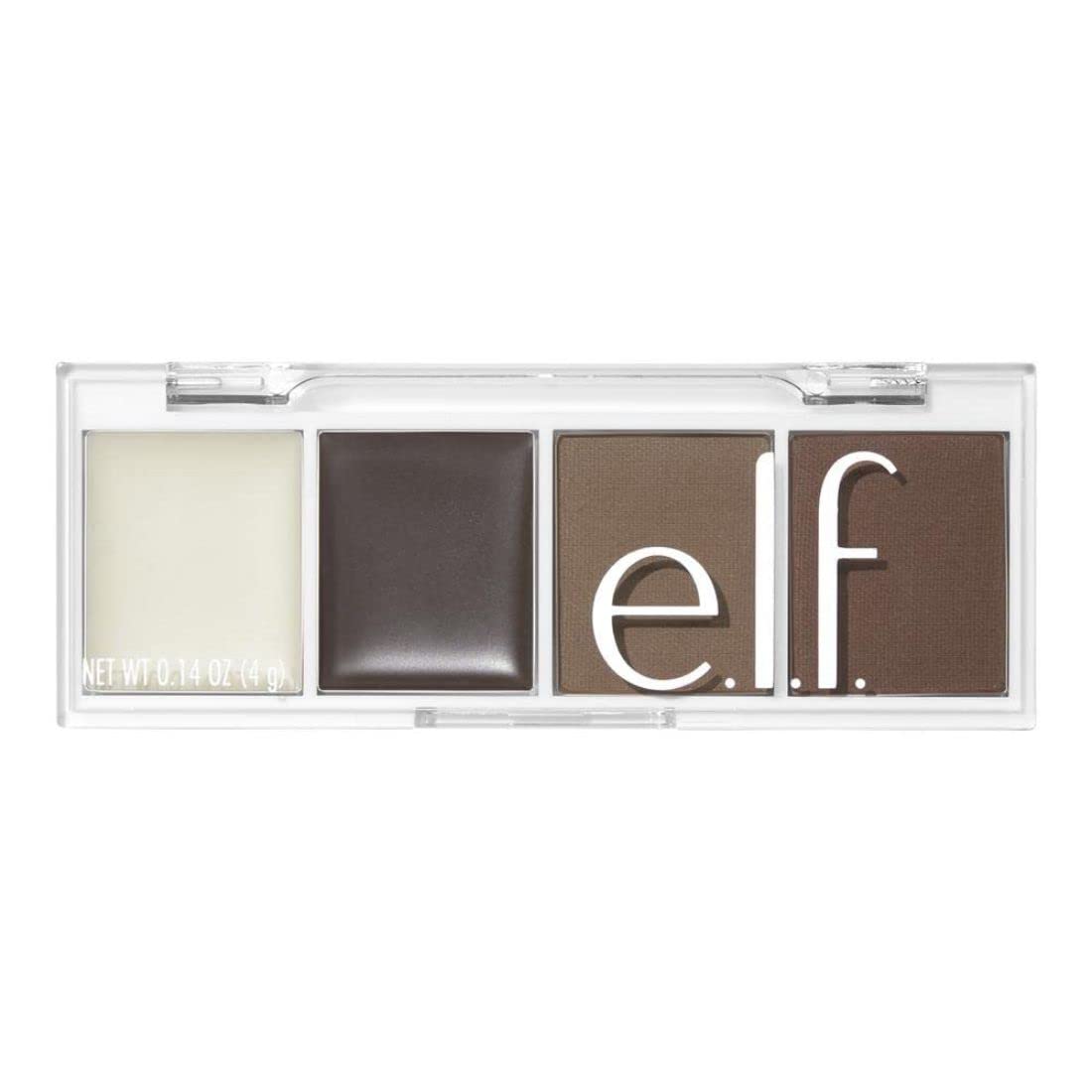 e.l.f. Bite-Size Brow, Mini Brow Quad with Ultra-Pigmented Waxes & Powders, Eyebrow Grooming & Makeup Kit, Blonde, 0.14 Oz Beauty & Personal Care e.l.f.