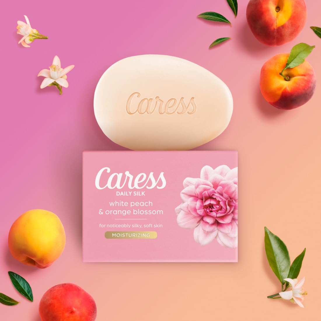 Caress Beauty Bar Soap For Noticeably Silky Soft Skin Daily Silk Extract and Floral Oil Essence 3.15 oz 3 Bars Beauty & Personal Care Caress
