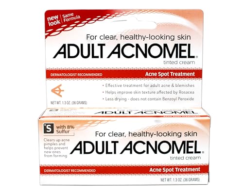 Adult Acnomel Acne Tinted Cream - 1.3 oz Beauty & Personal Care Adult Acnomel