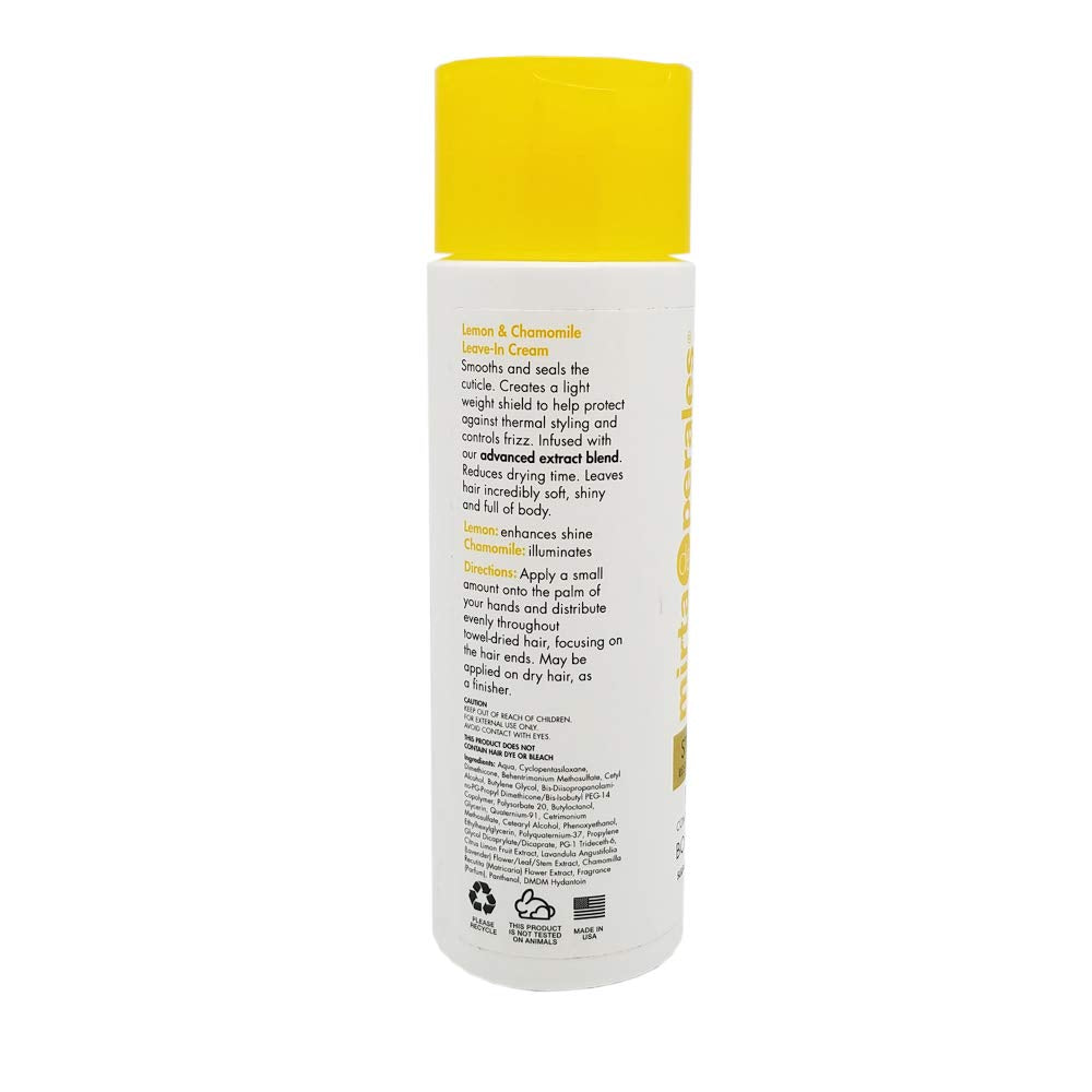 Mirta de Perales Lemon & Chamomile Shampoo + Conditioner + Leave-in Cream "Set" Beauty & Personal Care Mirta De Perales