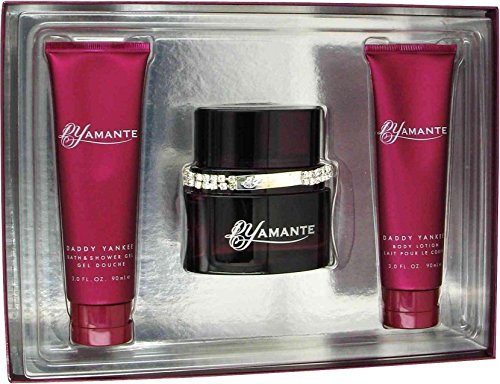 Daddy Yankee Dyamante for Women Gift Set - 3.4 oz. EDP Spray 3.0 oz. Body Lotion 3.0 oz. Shower Gel Beauty & Personal Care Daddy Yankee